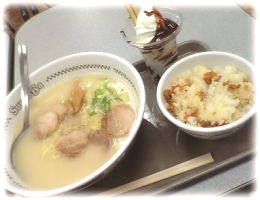 肉入りラーメン 五目ごはん チョコクリーム スガキヤ おうちでeat 名古屋発 テイクアウト スイーツ グルメ日記